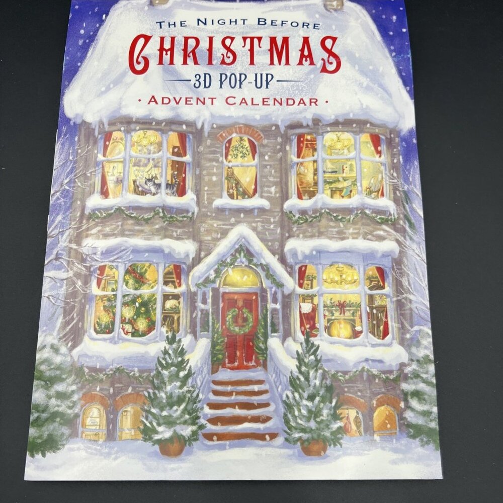 The Night Before Christmas 3D Pop-Up Advent Christmas Calendar Babalu NIOB